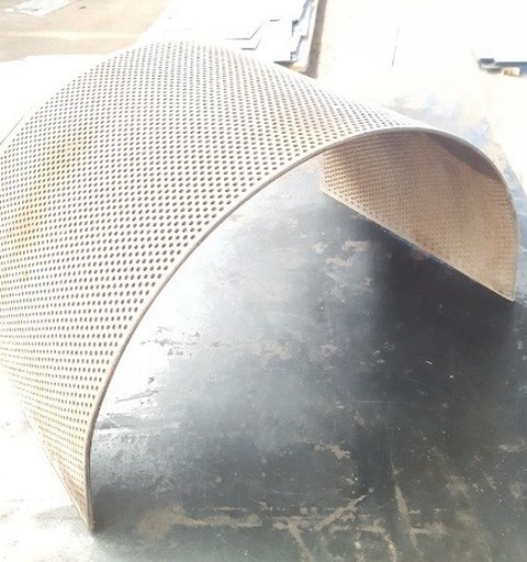 Peneira para moinho de facas